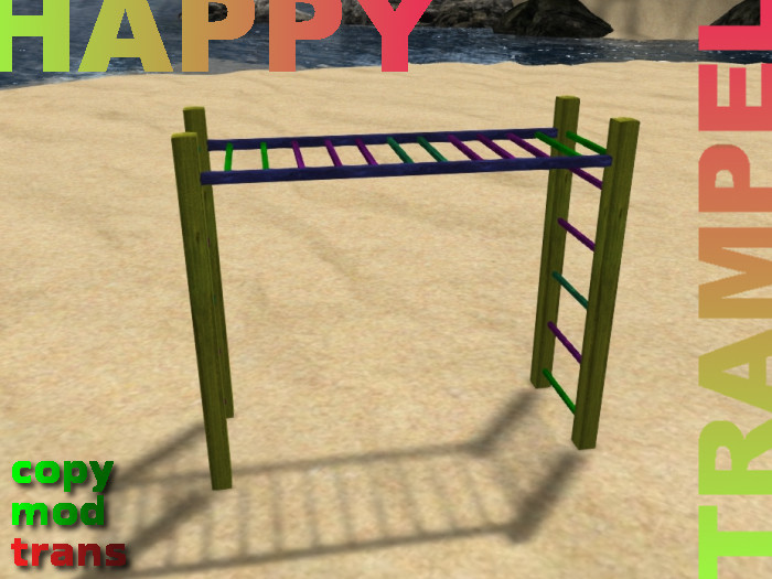 HAPPY PLAYGROUND RACK - MESH PASTEL