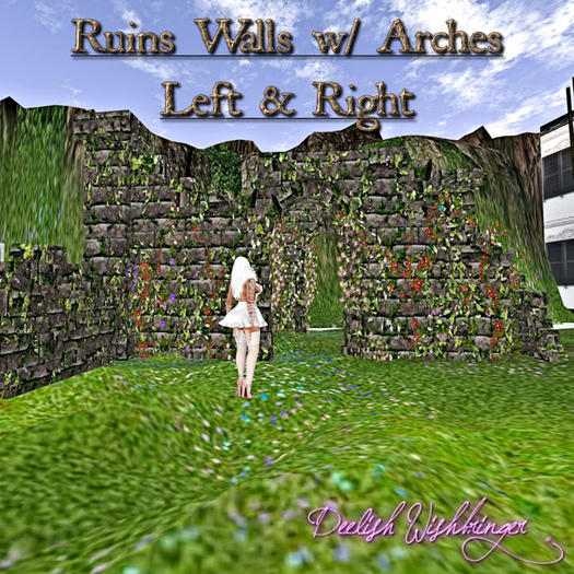 Ruins Archway Walls (left&right) 