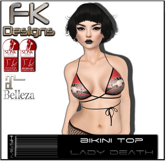 FK! - Bikini Top - Lady Death