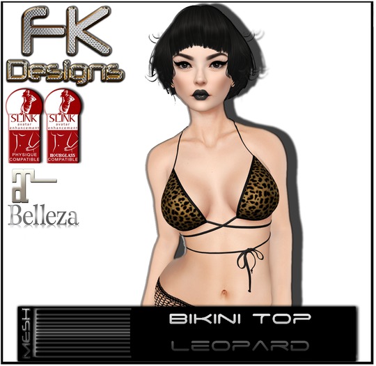 FK! - Bikini Top - Leopard