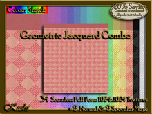 Geometric Jacquard Combo Textures 