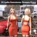 s lydia gemstones strappy dress orange ad