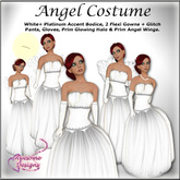 *Awesome Designs Angel Costume In White