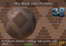 JU Mix Brick Wall Textures Full Perm