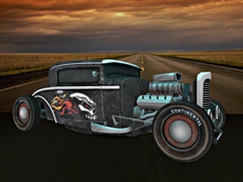 Hotrod SkullFlame