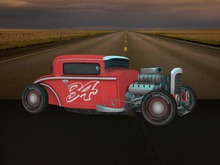 Hotrod Red34