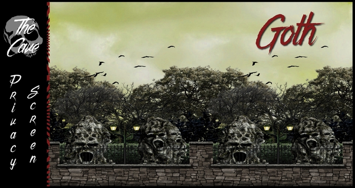 The Cave - PRIVACY SCREEN GOTH