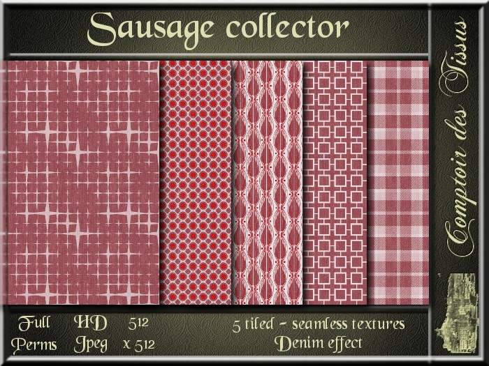 Sausage collector - 5 FULL PERMS Textures