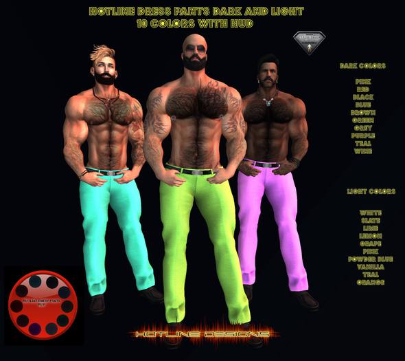 HOTLINE DRESS PANTS LIGHT WITH HUD