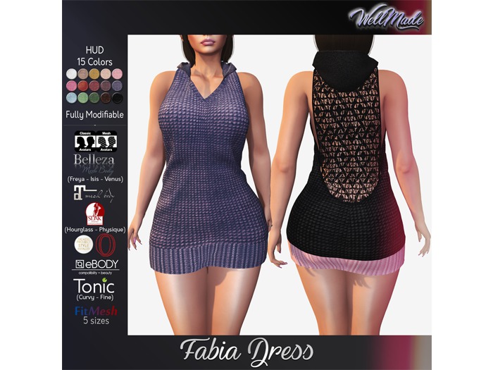 [WellMade] Fabia Dress
