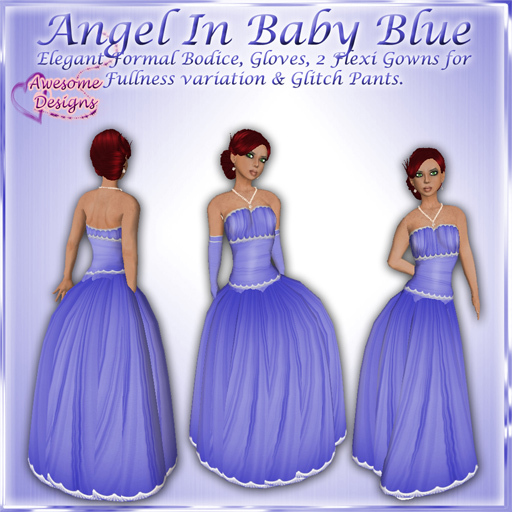 *Awesome Designs Angel In Baby Blue
