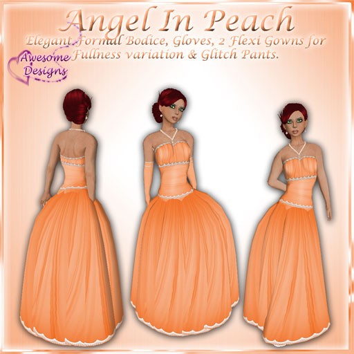 *Awesome Designs Angel In Peach