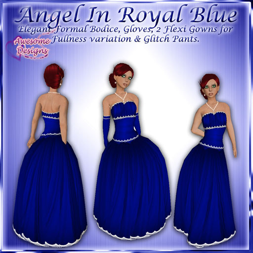 *Awesome Designs Angel In Royal Blue
