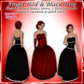 *Awesome Designs Angel Red & Black Duo