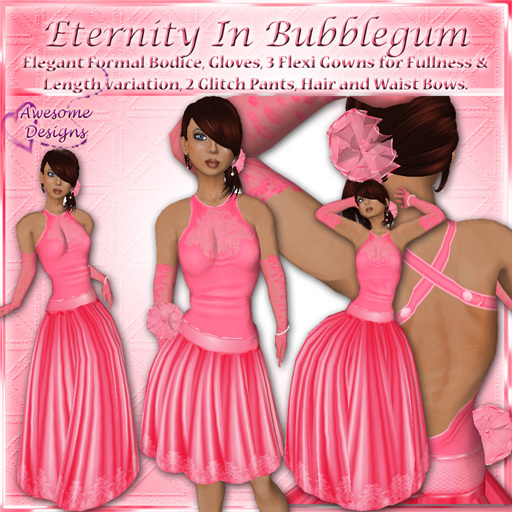*Awesome Designs Eternity In Bubblegum Pink