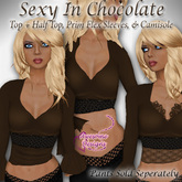 *Awesome Designs Sexy Tops In Chocolate