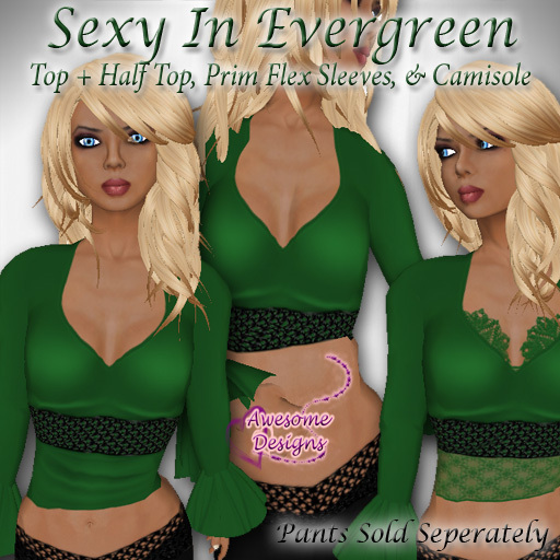 *Awesome Designs Sexy Tops In Evergreen