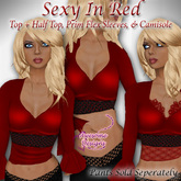 *Awesome Designs Sexy Tops In Red