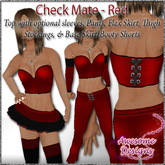 *Awesome Designs Check Mate In Red
