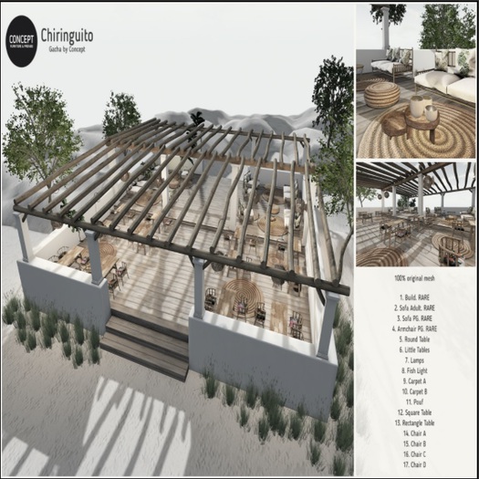 Concept} *03. Chiringuito. Sofa PG. RARE