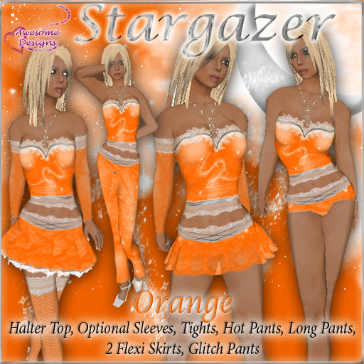 *Awesome Designs Stargazer Set In Orange