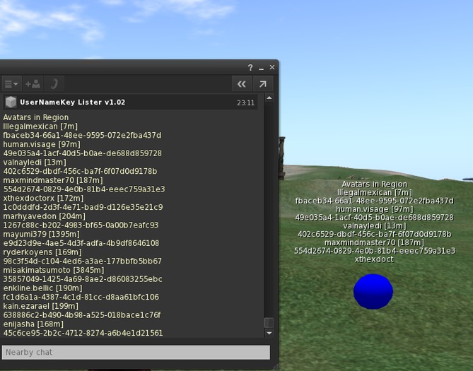 UserNameKey Lister v1.03