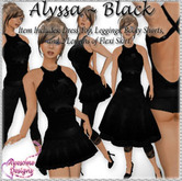 *Awesome Designs Alyssa Set In Black