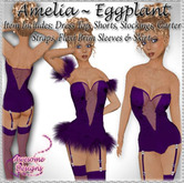*Awesome Designs Amelia Set In Eggplant