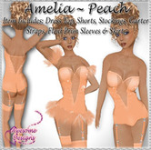 *Awesome Designs Amelia Set In Peach