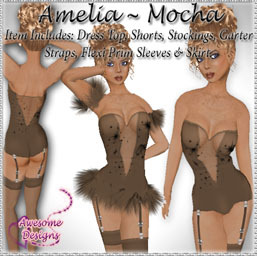 *Awesome Designs Amelia Set In Mocha