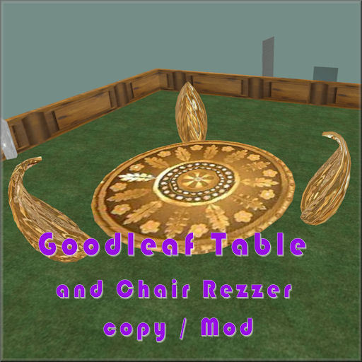 Gold Leaf Table (rezzer) - Boxed