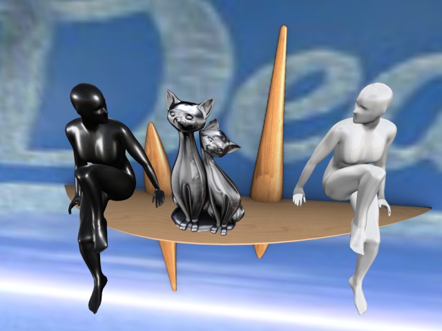 SHELF & FIGURINES