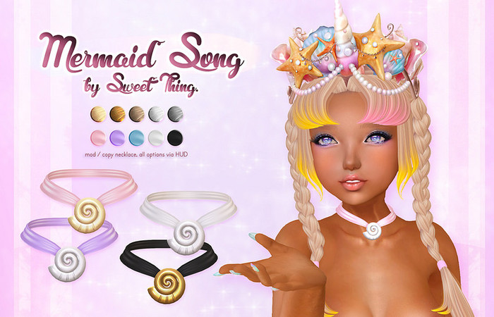 Sweet Thing. Mermaid Song Necklace