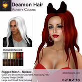 A&A Deamon Hair Variety Colors, boxed