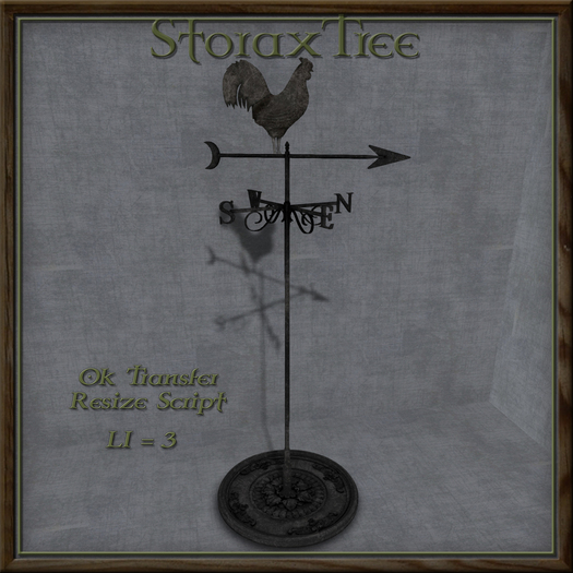 Rustic Weather Vane Decor Ab