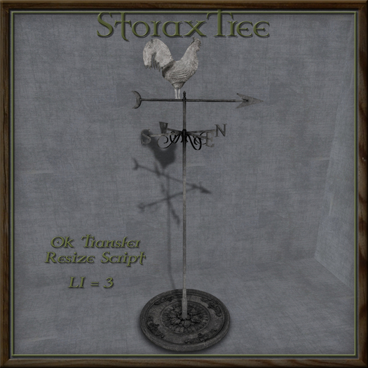 Rustic Weather Vane Decor Ac