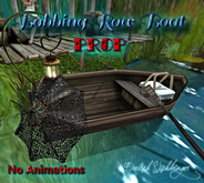 Bobbing Row Boat Prop ~ NO ANIMATIONS