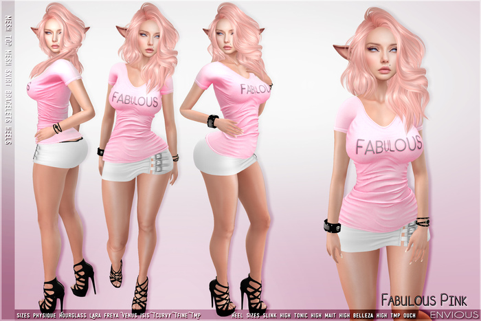 ::Envious:: Fabulous Pink - Outfit