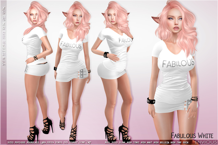 ::Envious:: Fabulous White - Outfit