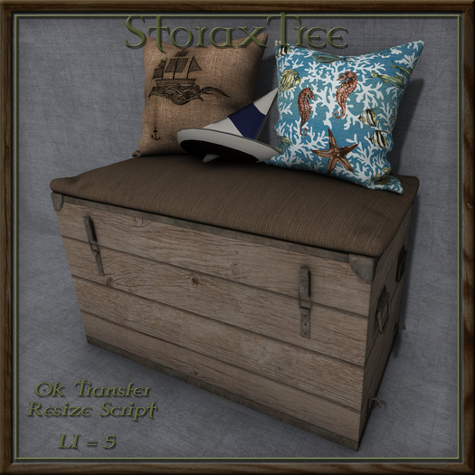 Peaceful Retreat Chest Decor Bf