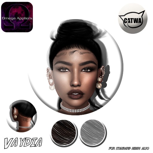 {Vaydia} Mya Catwa, Omega, Stadard Hairbase
