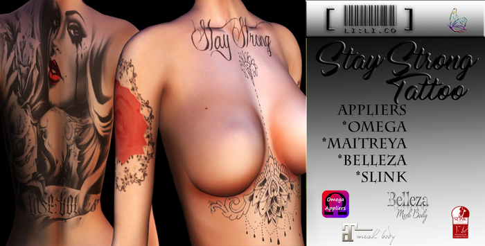 [Li:Li.Co] Stay Strong Tattoo