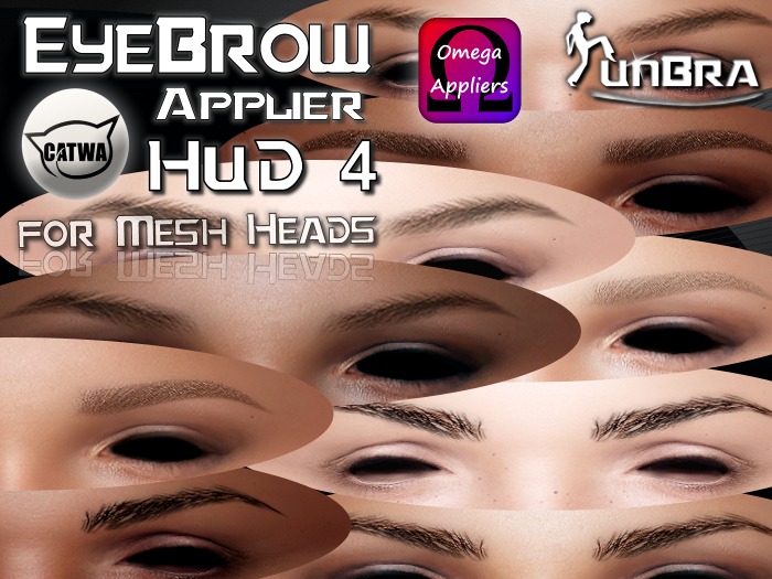:unBra: Eyebrow Applier HUD 4 (Catwa/Omega)
