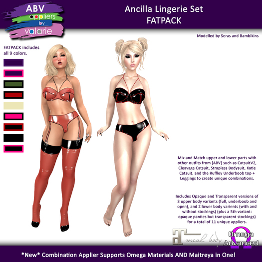 [ABV] Ancilla Lingerie Set - FATPACK