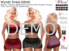 *BSASSY* WYNDZ DRESS DEMO SOLID COLORS