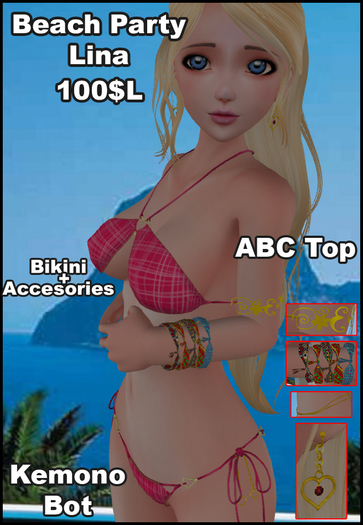 [ACroft][ABC+Kemono] Beach Party [Lina]