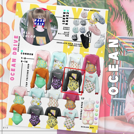 AMITOMO /  Ocean Drive GACHA / XS - 7