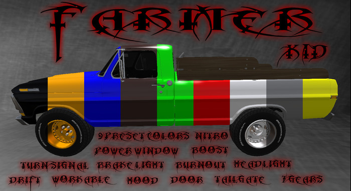 ::SSD:: Farmer Truck TD Kid copy/mod no trans (Boxed)