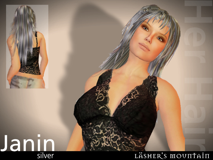 Janin - Silver Female Hair - Resell