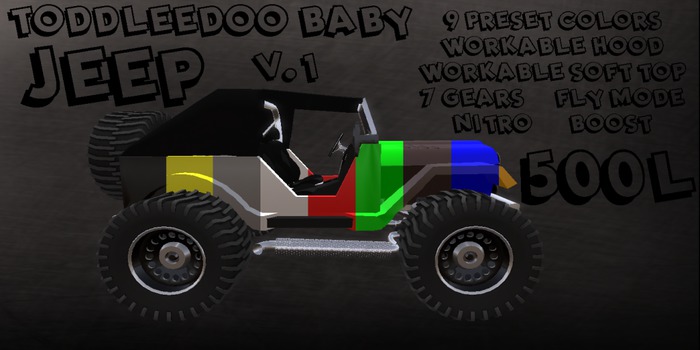 ::SSD:: Jeep TD Baby copy/mod no trans  (Boxed)